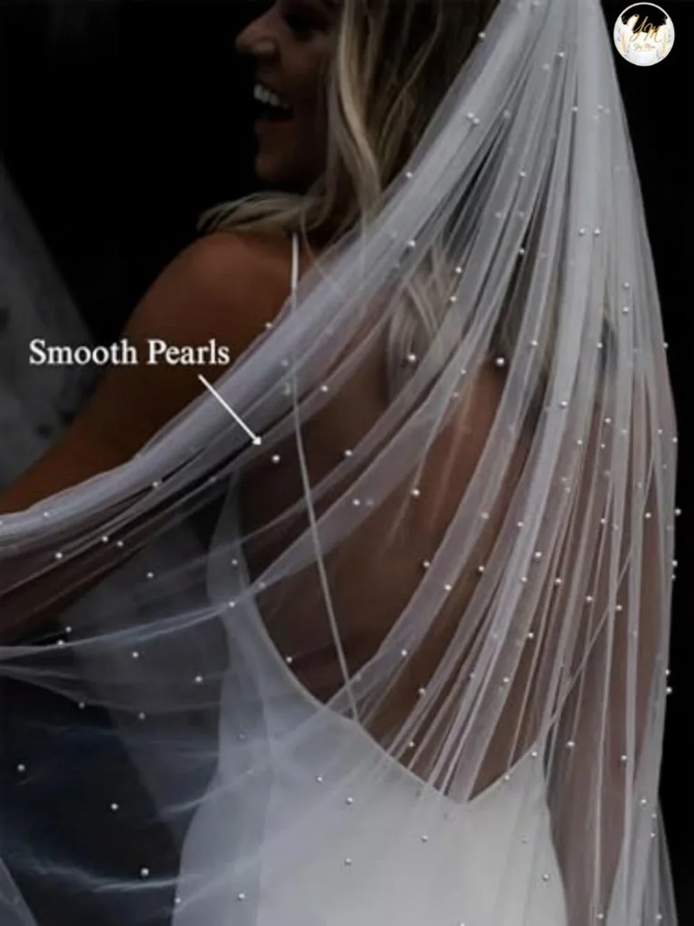 Lace Bridal Veil Fingertip Length 35 Inch with Metal Comb Wedding Ceremony
